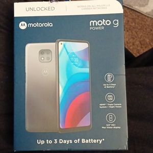**Brand New still in box never opened**Unlocked Motorola Moto g Power LP